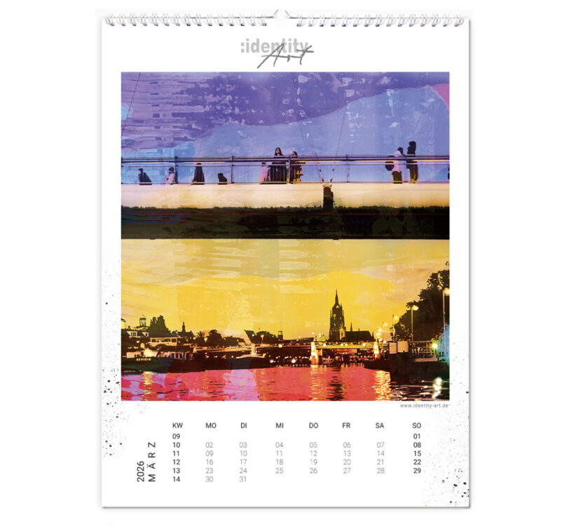 Der Kunstkalender von Frankfurt im Jahr 2026 - der März