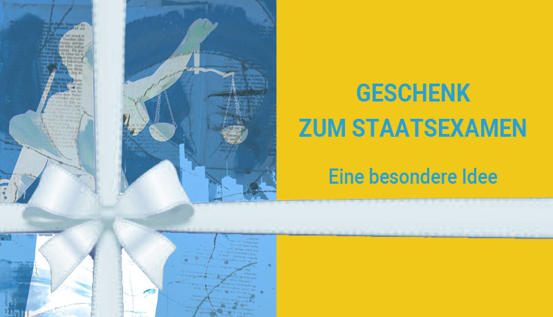 Geschenk zum Staatsexamen Jura - besonderes Studium, besonderes Geschenk